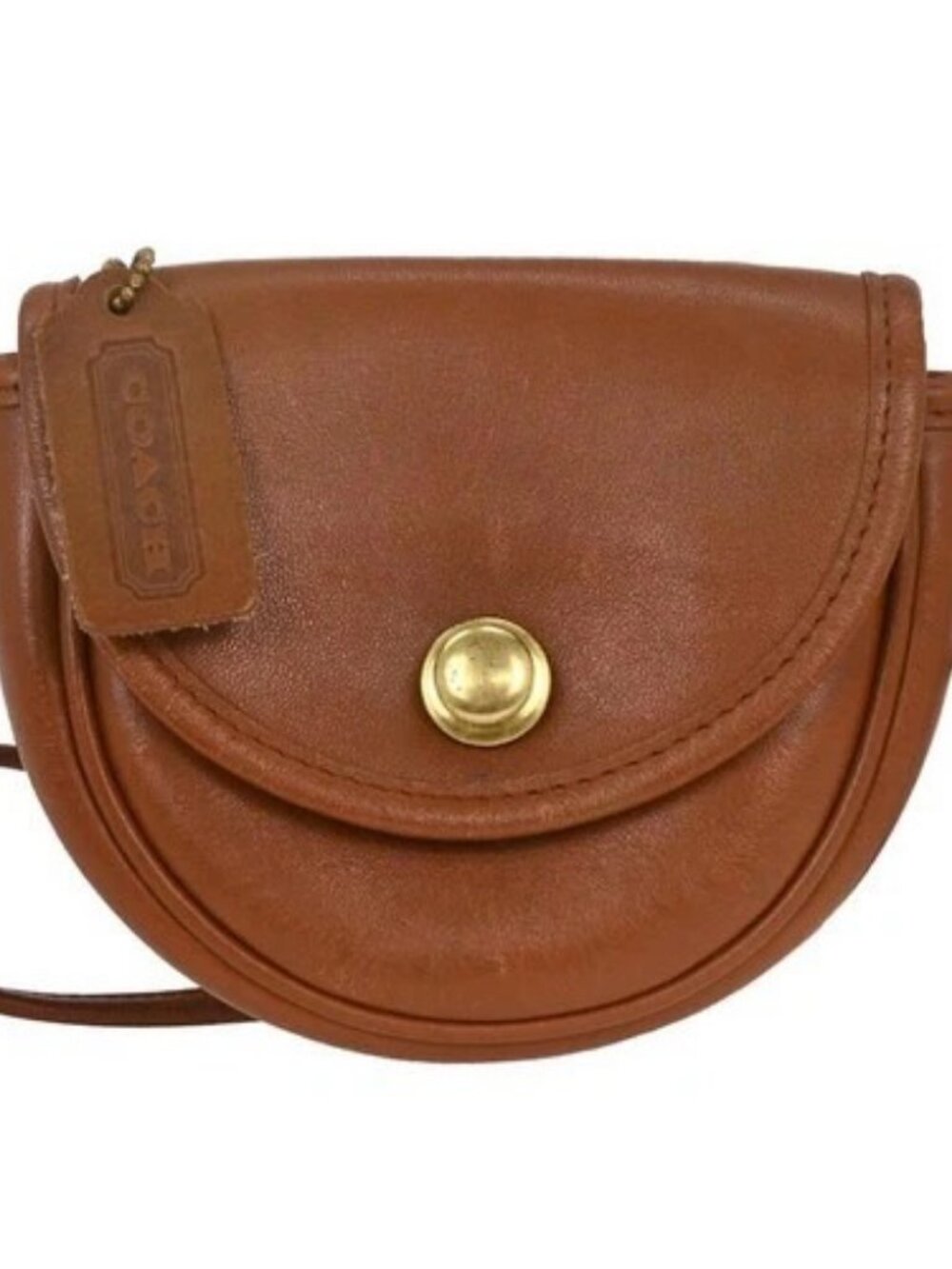 Coach Brown Leather Shoulder Bag A4C-9826 125777